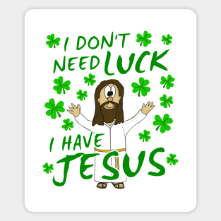 St. Patrick's Day 2022 Jesus Christian Church Humor Magnet